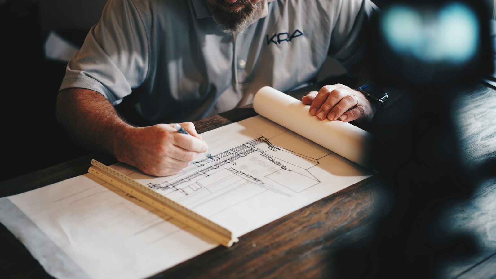 Shop drawings reviewed for craftsmanship on a custom home project
